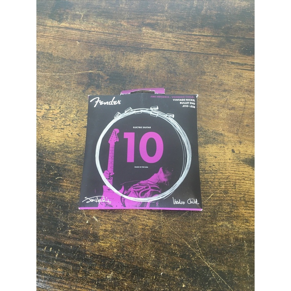 Fender Hendrix Voodoo Child Vintage Nickel Bullet End 10-38 Guitar Strings